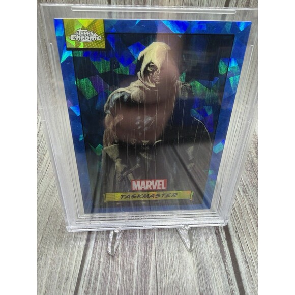2024 TOPPS CHROME UK SAPPHIRE EDITION MARVEL #135 TASKMASTER BGS Mint 9 - Picture 2 of 10